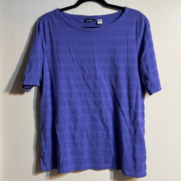 Basic Editions Purple Top - Picture 1 of 4